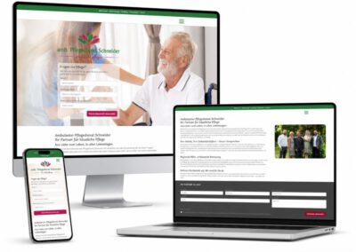 Website-Relaunch für einen Pflegedienst