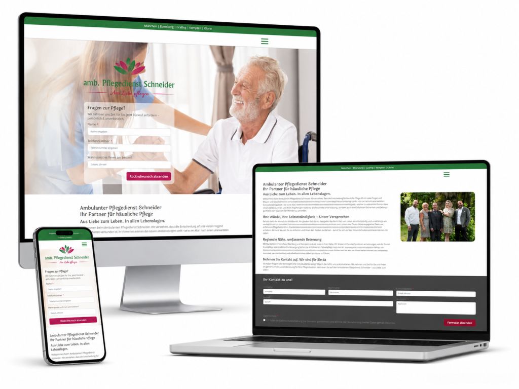 Website-Relaunch für einen Pflegedienst Website-Relaunch für einen Pflegedienst