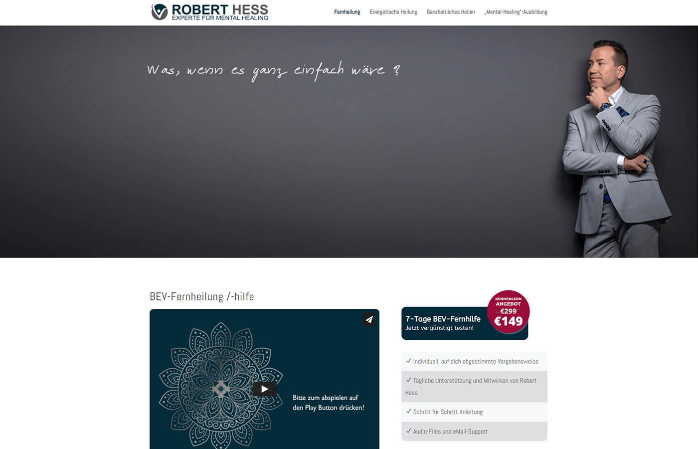 BEV Methode - Robert Hess - Mental Healing