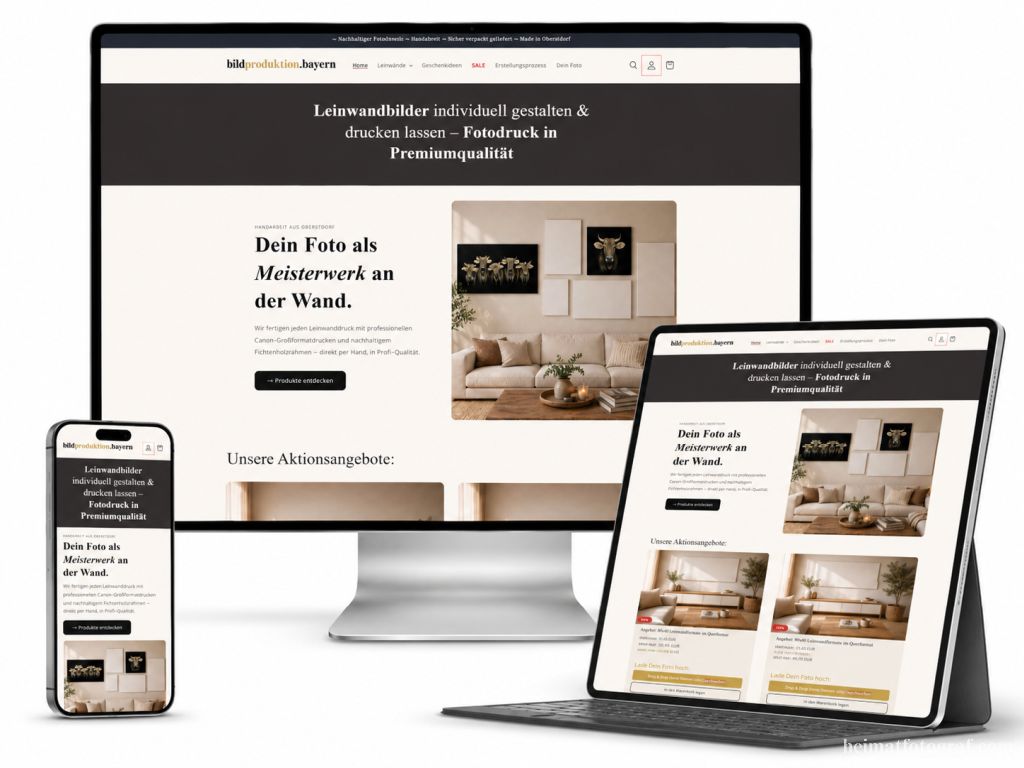 Shopify-Shop für Fotoprodukte Shopify-Shop für Fotoprodukte