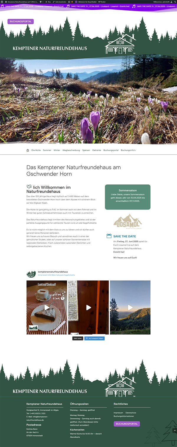Referenz - Kemptener Naturfreundehaus Referenz - Kemptener Naturfreundehaus