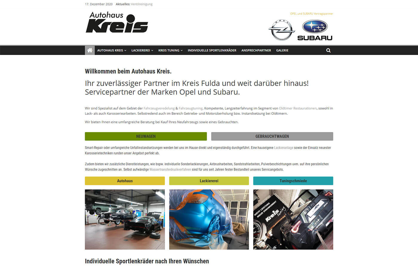 Autohaus Kreis - Großenlüder Müs / Tuning / Lackiererei